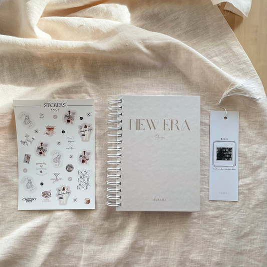 Pack complet  – New Era Planner, Stickers & Marque-Page Iliana