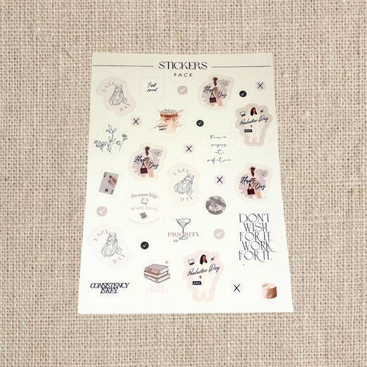 Pack 2 Planches Stickers